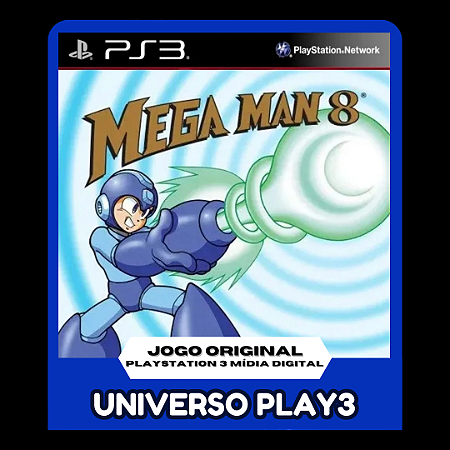 Mega Man 8 (Clássico Ps1) em Midia Digital Ps3