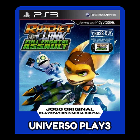 Ratchet And Clank Full Frontal Assault em Midia Digital Ps3