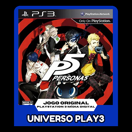 Persona 5 em Midia Digital Ps3