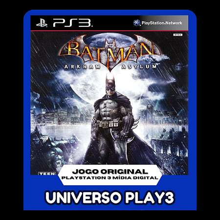 Batman Arkham Asylum em Midia Digital Ps3