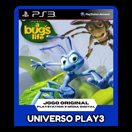 Disney Vida de Inseto "A Bugs Life" (Clássico Ps1) em Midia Digital Ps3