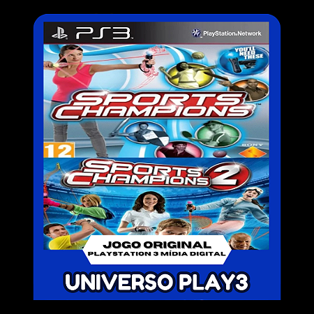 Sports Champions 1 + Sports Champions 2 em Midia Digital Ps3