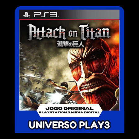 Attack on Titan em Midia Digital Ps3