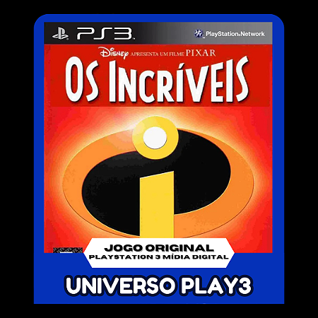Disney Os Incríveis (Clássico PS2) em Midia Digital Ps3