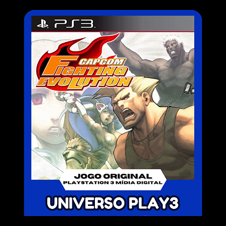 Capcom Fighting Evolution (Clássico Ps2) em Midia Digital Ps3