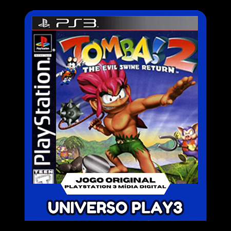 Tomba 2 (Clássico Ps1) em Midia Digital Ps3