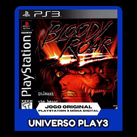 Bloody Roar Clássico Ps1 em Midia Digital Ps3
