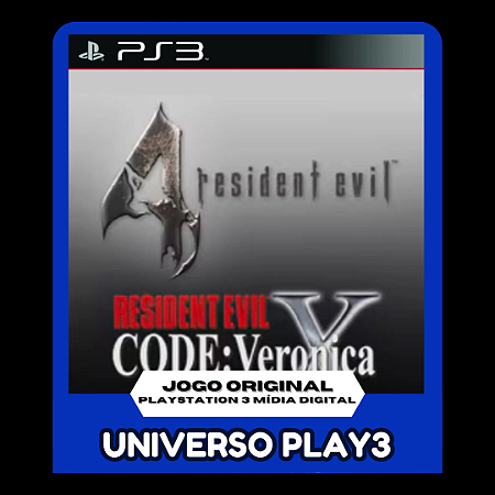 Resident Evil 4 HD + Code Veronica (Clássico PS2) em Midia Digital Ps3
