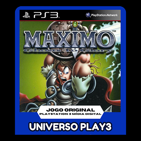 Maximo Ghosts To Glory (Clássico Ps2) em Midia Digital Ps3