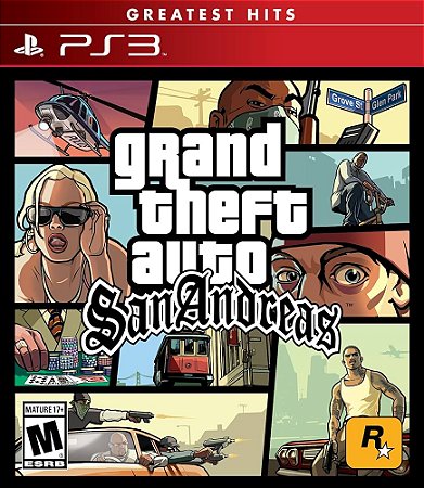 Gta San Andreas Ps3 em Midia Digital Ps3