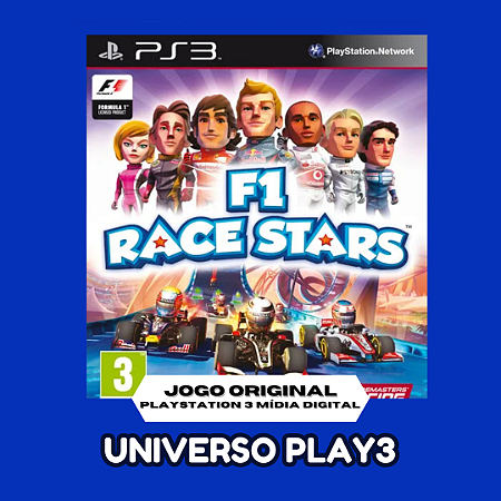 F1 Race Stars para ps3 em mídia digital