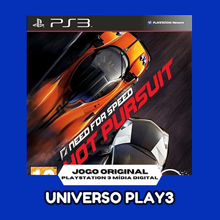 Need for Speed Hot Pursuit para ps3 em mídia digital