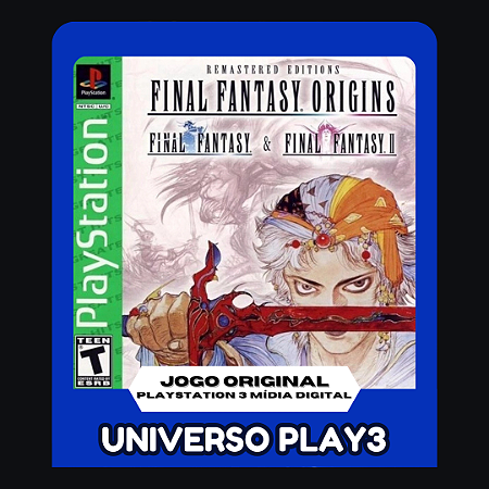 FINAL FANTASY® ORIGINS (PSOne Classic) em Midia Digital Ps3
