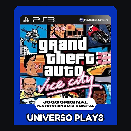 GTA Grand Theft Auto Vice City (PS2 Classic) em Midia Digital Ps3