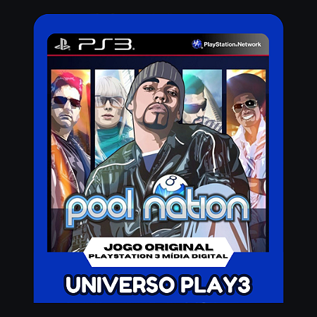 Pool Nation Sinuca em Midia Digital Ps3