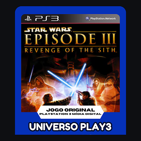 Star Wars Episode III: Revenge of the Sith (PS2 Classic) em Midia Digital Ps3