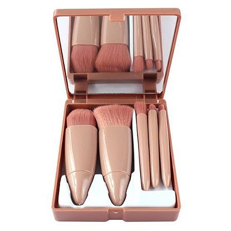 Kit 5 Pincéis com Espelho