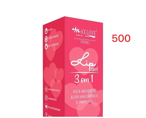 Lip Tint 3 em 1 Max Love