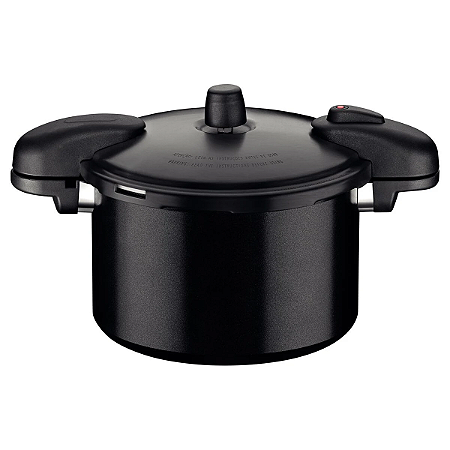 Panela de Pressão 7 Litros Tramontina Valência Black Alumínio 24cm