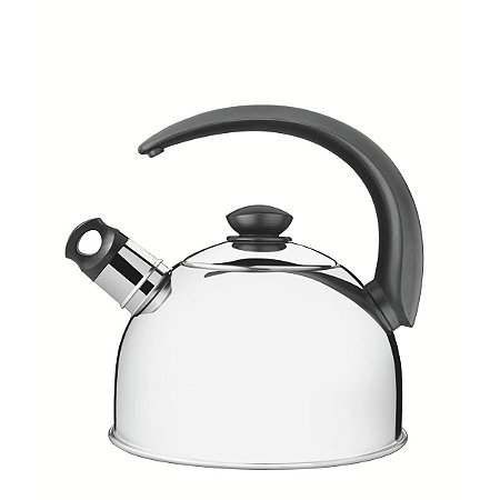 Chaleira Tramontina Com Apito Aço Inox 2,1 Litros Café Água