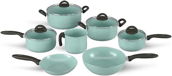 Jogo Panelas Suprema Antiaderente Cerâmica 7 Peças Brinox
