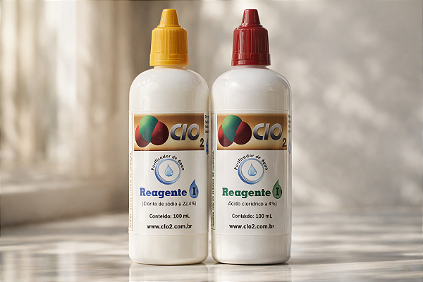 KIT DIOX SANITIZANTE 100ML + 100ML (VOL. 200ML) - EMB. PLÁSTICA