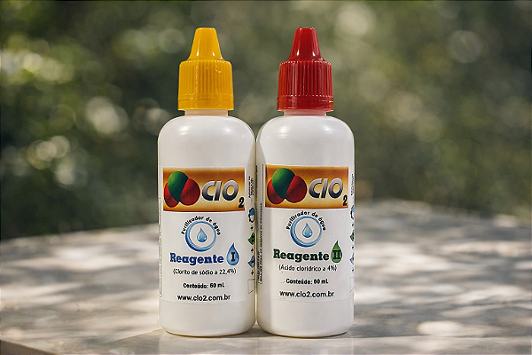 KIT DIOX SANITIZANTE 60ML + 60ML (VOL. 120ML)
