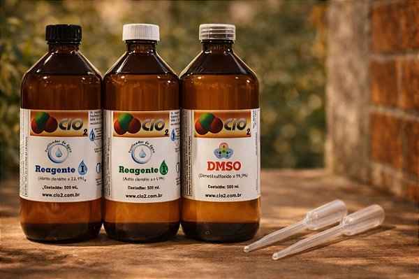 KIT DIOX SANITIZANTE COMPLETO 1500ml (500+500+500)