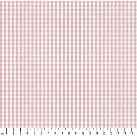 Xadrez Fio Tinto Rose (rosa velho) P (0,55cmx1,50mt)