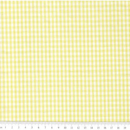 Xadrez Fio Tinto Amarelo P (0,55cmx1,50mt)
