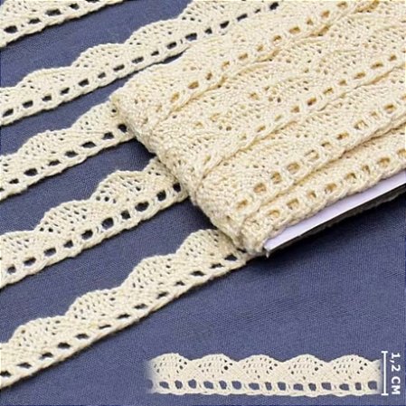 Renda de Algodão 100% algodão - RA014-084 - ArtePunto