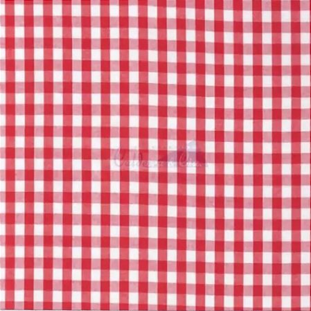 Xadrez Fio Tinto vermelho M (0,55cmx1,50mt)