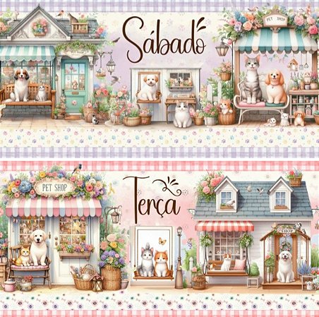 Barrado Semaninha Pet Shop (0,55cmx1,50mt)