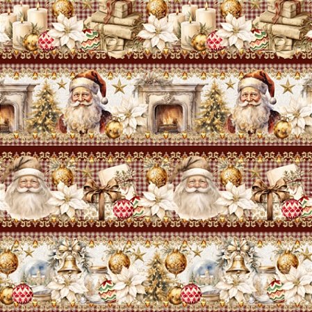 Barrado Natal Dourado (0,55cmx1,50mt)