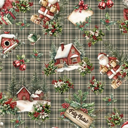 Composê Natal Gentil (0,55cmx1,50mt)