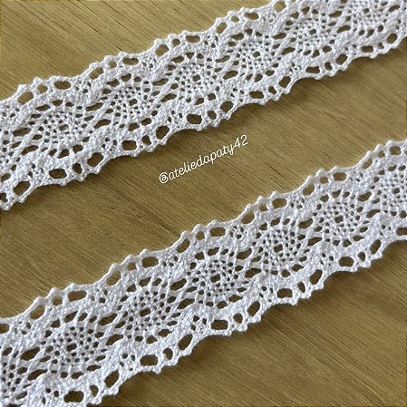 Renda de Algodão - Ref: RA042 - 001