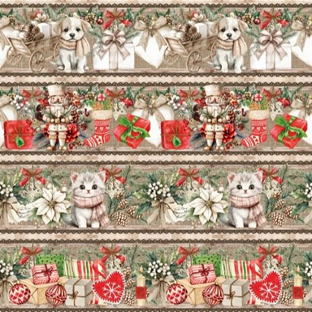 Barrado Natal Rústico (0,55cmx1,50mt)