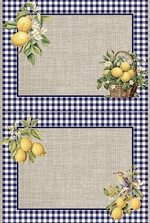 Painel Americanos Limão Siciliano (0,50cmx1,50mt)