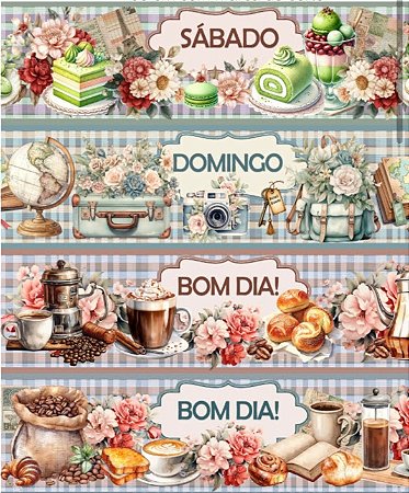 Tricoline Digital Barrado Semaninha (0,50cmx1,50mt)