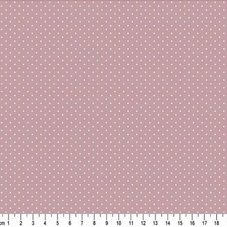 Tecido tricoline Digital Poá Rose (0,55cmx1,50mt)