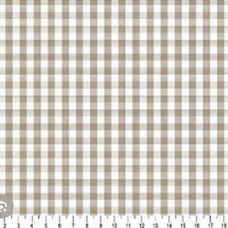 Tecido Tricoline Digital Xadrez Fio Tinto Bege M (0,55cmx1,50mt)
