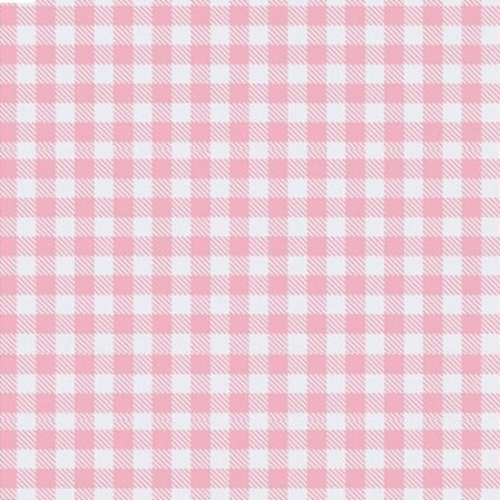 Tecido Tricoline Xadrez Fio Tinto Rosa Bebê M (0,55cmx1,50mt)