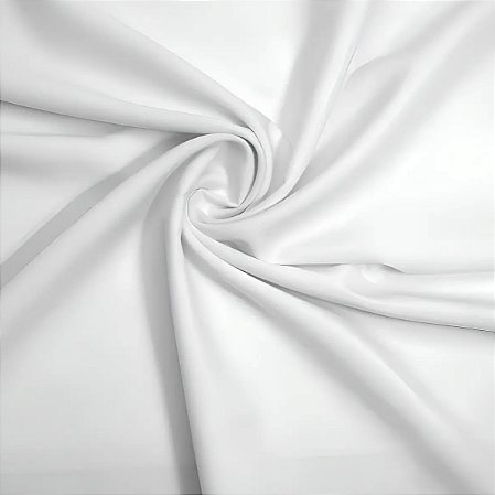 Tecido Tricoline Liso Branco 100% algodão(0,55cmx1,50mt)