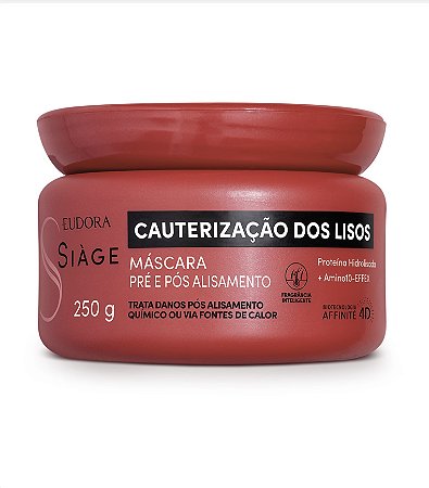 Máscara Capilar Siàge Cauterização dos Lisos 250g