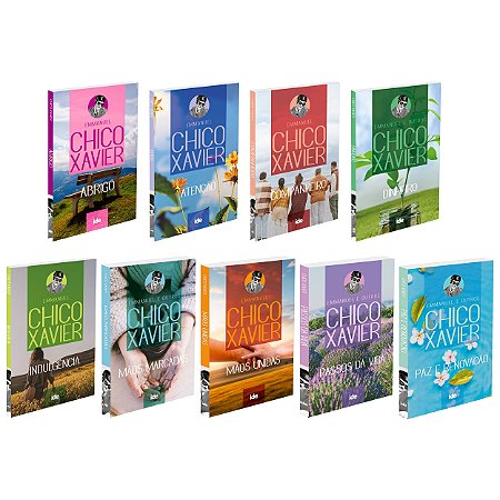Kit 9 livros Chico Xavier - Ide Editora