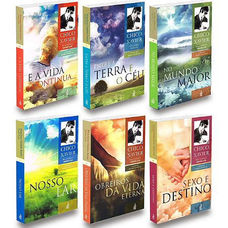 Kit-6 Livros de André Luiz Psicografados por Chico