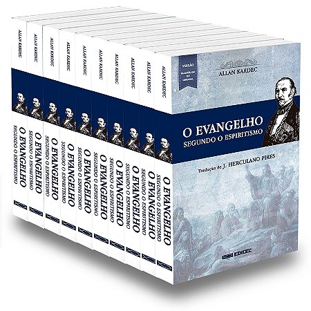Kit O Evangelho Segundo o Espiritismo - Normal - 10 Livros Novos