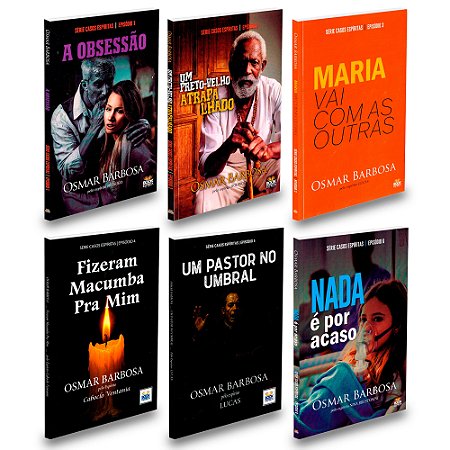 Série Casos Espíritas - Coleção 6 livros - Osmar Barbosa
