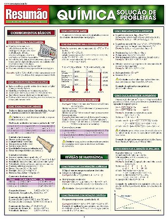 Quimica - Solucao de Problemas - Colecao Resumao