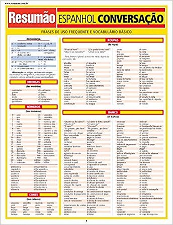 Espanhol Conversacao - Resumao
